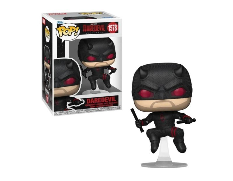 Boneco Funko Pop! Marvel Demolidor Renascido Traje Preto