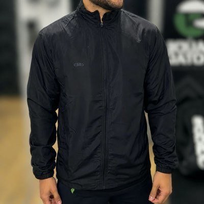 Jaqueta Corta-vento Fitness Masculina Essential - Olympikus Preto P