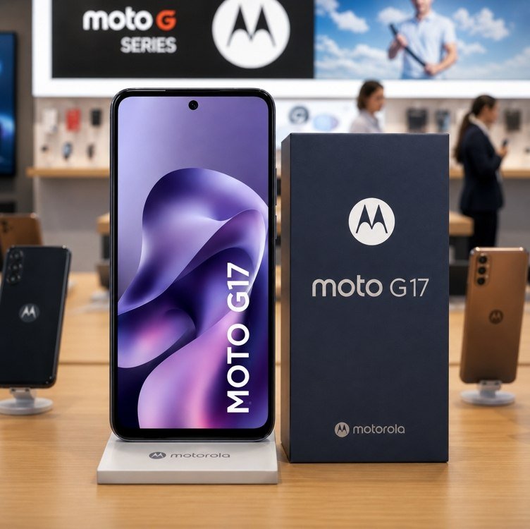 Smartphone Motorola Moto G17 4g - 128gb 12gb (4gb Ram + 8gb Ram Boost) Camera 50mp Sony Lytia 600, Tela Fhd+ 60hz, Bateria 5200 Mah - Roxo