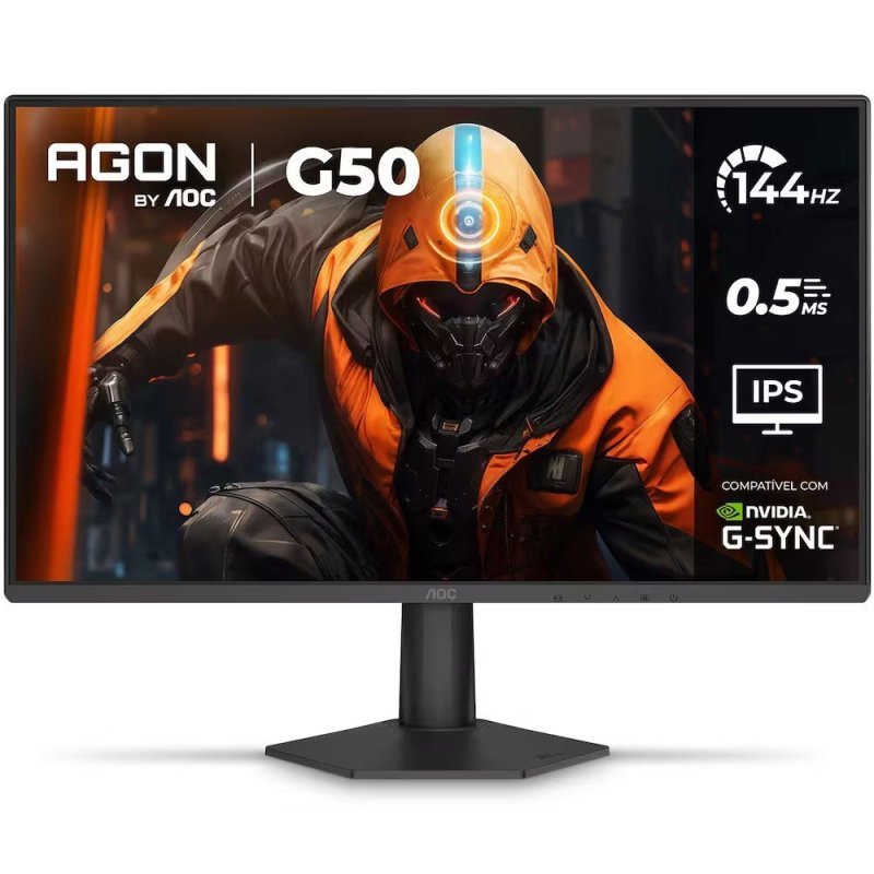 Monitor Gamer 24 AGON 24G50F 144Hz G-Sync 0,5ms HDR10 AOC
