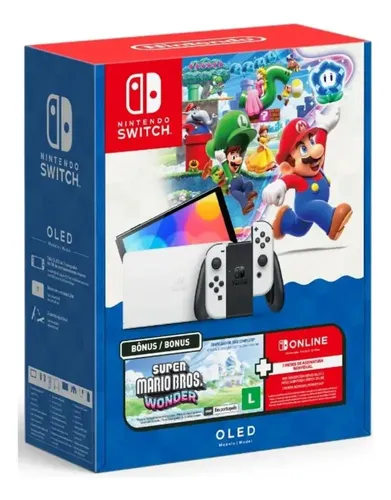 Console Nintendo Switch Oled 64gb Mario Bros Wonder