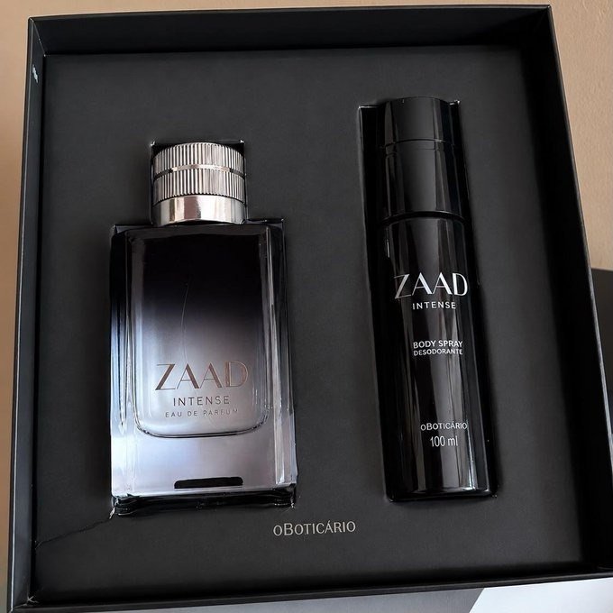 Kit Presente Zaad Intense O Boticário Masculino Original + Frete Grátis