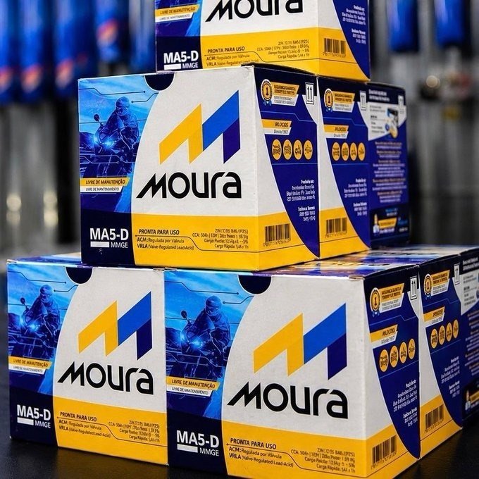 Bateria 5ah Cg 125ks Cg 150 Titan 150 Ks Biz 125ks Mour Moto + Frete Grátis