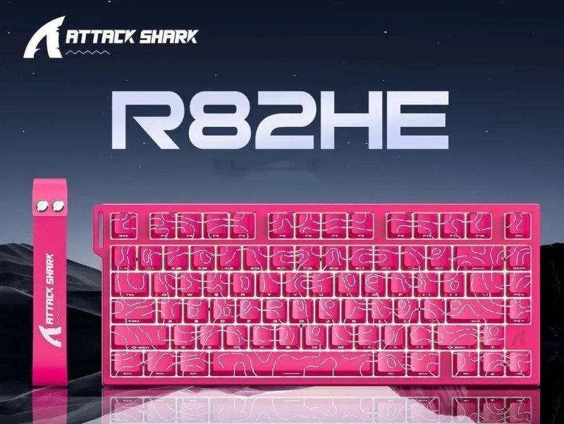 Teclado Attack Shark R82he 8000Hz Gamer