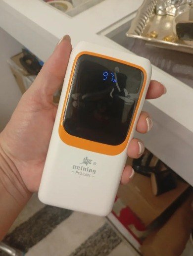 Carregador Portátil Powerbank Turbo Rápido 20000mah C/ Cabos + Frete Grátis