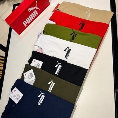 Camiseta Essentials Small Logo No. 1 Masculina Puma