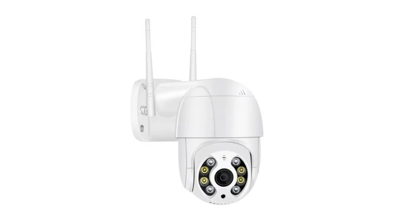 Kit 2 Câmeras de Segurança iCSee A8 PTZ Wi-Fi com Visão Noturna