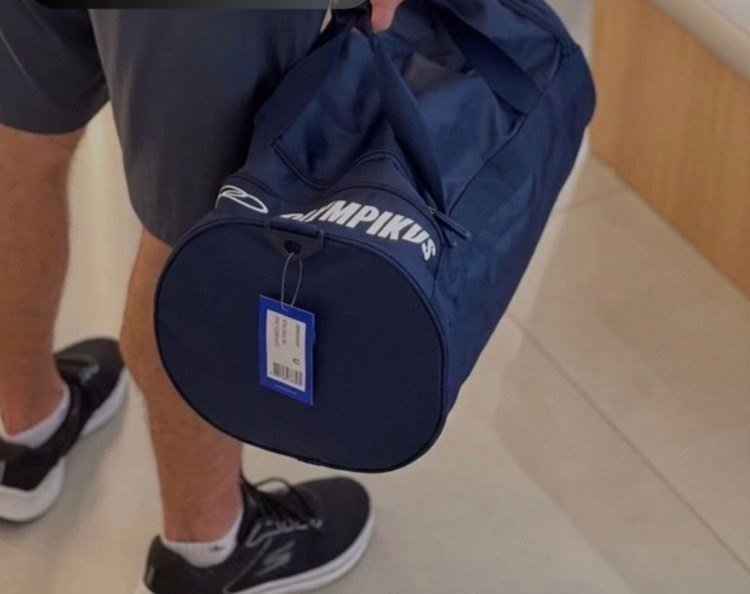 Bolsa Olympikus Gym Bag Compartimentos Azul Marinho