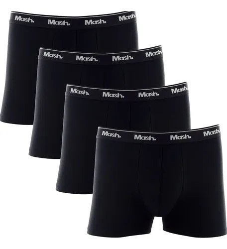 Kit 4 Cuecas Boxer Box Mash Algodão Cotton Original