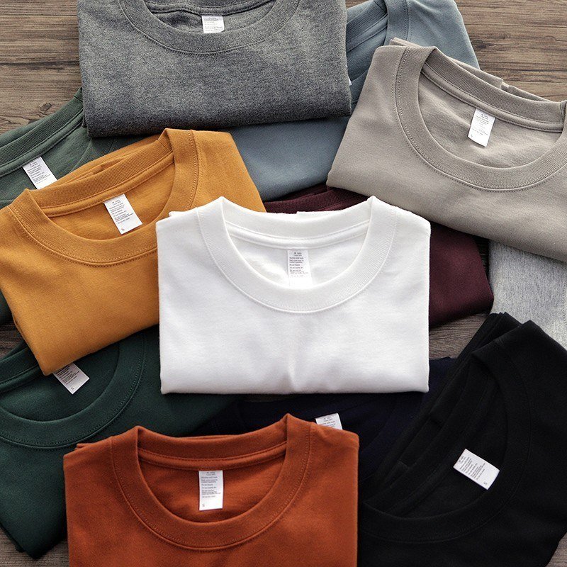 Kit 7 Camisetas Basica Lisa Algodão Premium Masculina