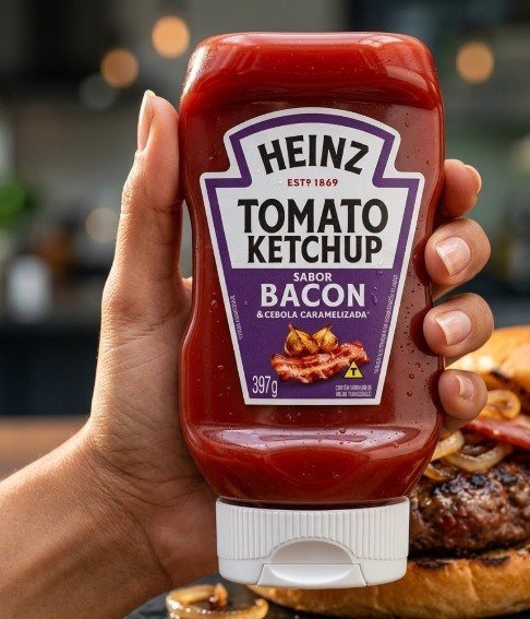 Heinz Ketchup Bacon & Cebola Caramelizada 397g
