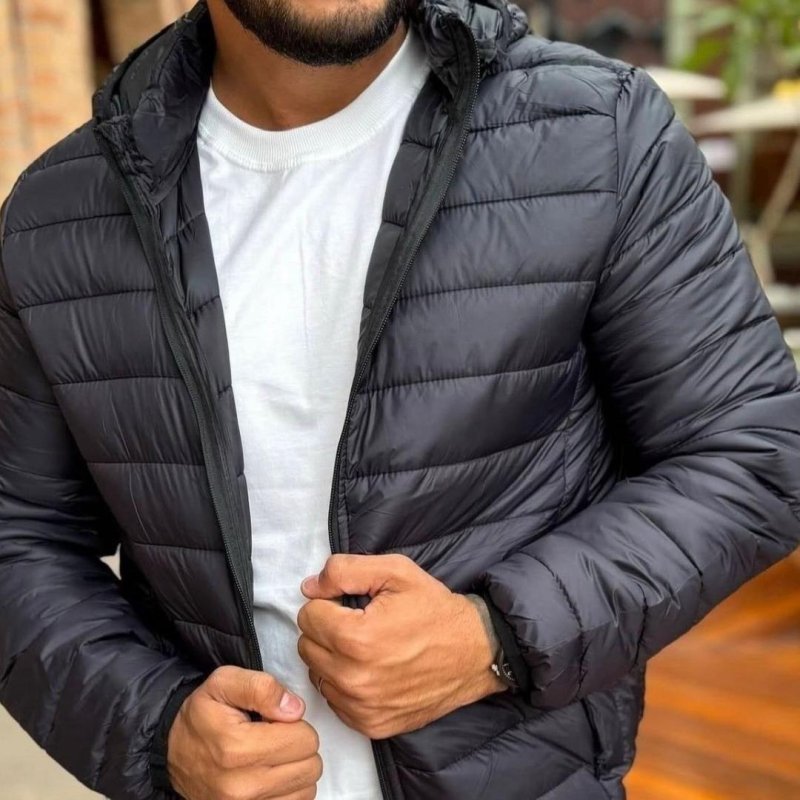 Jaqueta Puffer Bobojaco De Frio Blusa Impermeável Inverno
