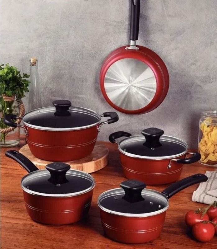 Jogo Panelas Tramontina Sicilia Alum 5Pc