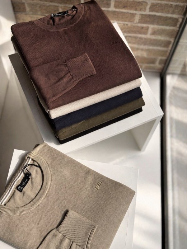 Blusa De Frio Suéter Masculino Lã Tricot Malha Grossa Casual
