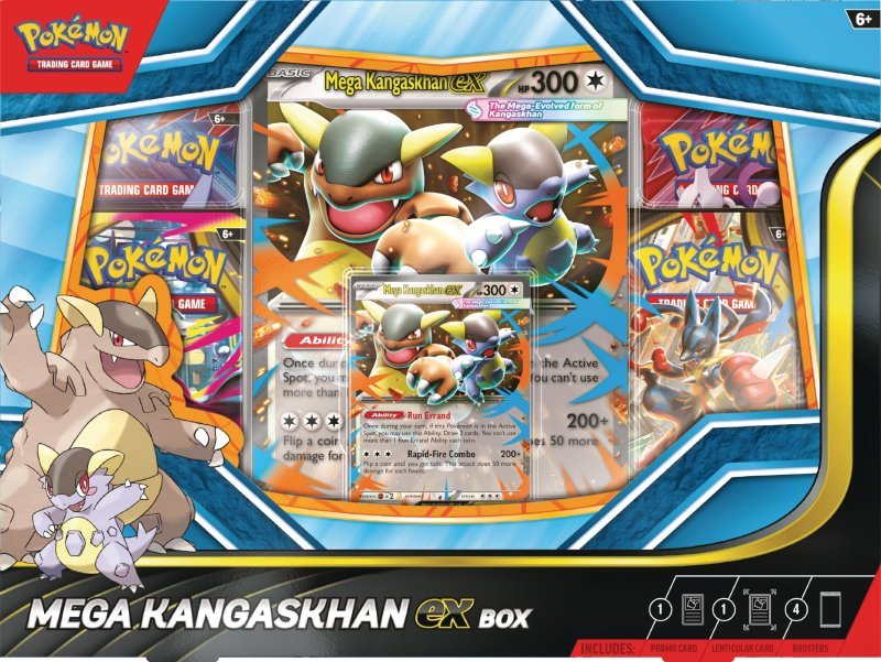 Pokémon TCG: Mega Kangaskhan ex Box - Inglês