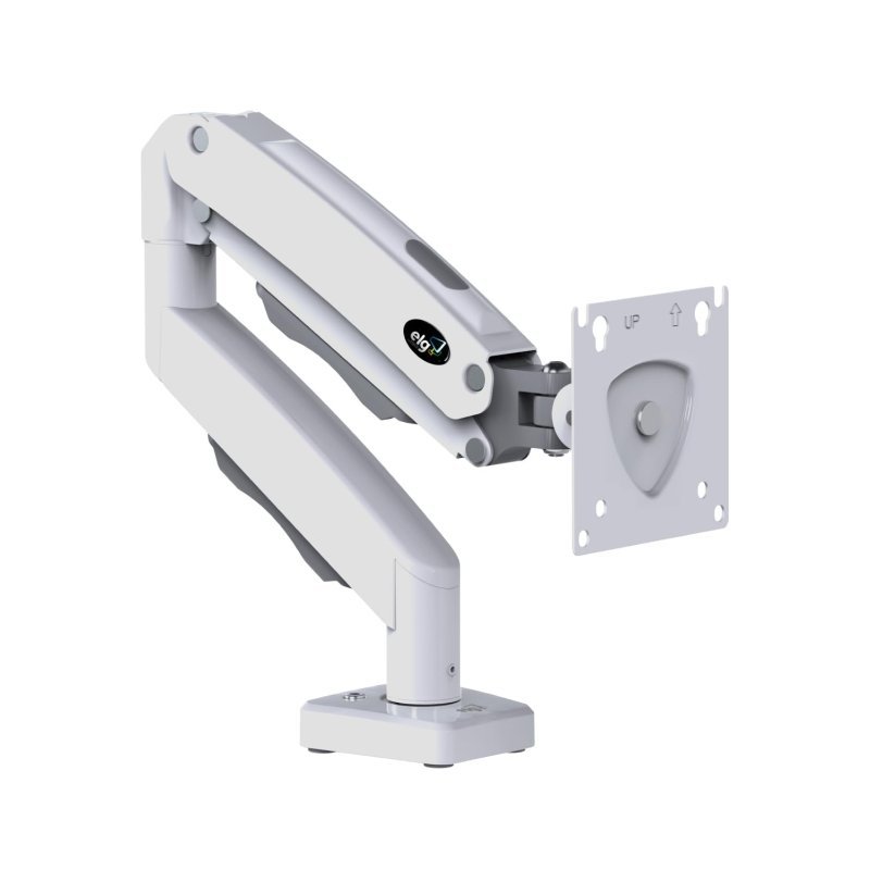 Suporte Articulado de Mesa com Pistão a Gás para Monitores de 17' a 35' Branco - F80W ELG