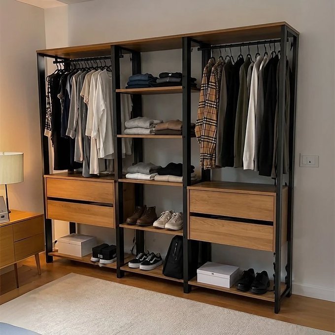 Guarda-roupa Closet Modulado Valencia 199cm