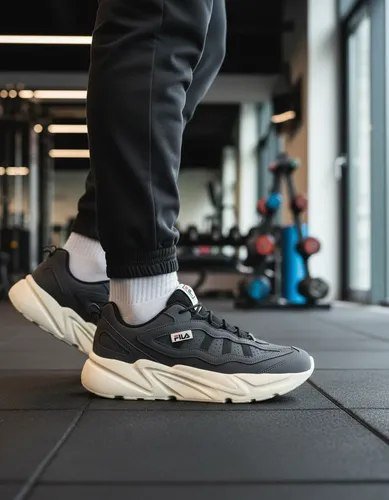 Tênis Masculino Street Fit 3 Fila Grafite/preto Liso 40 Br