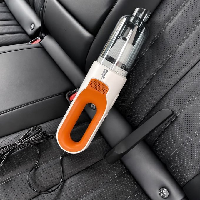 Aspirador De Pó Automotivo Portátil 180w Com Filtro HEPA Cabo De 4,0m