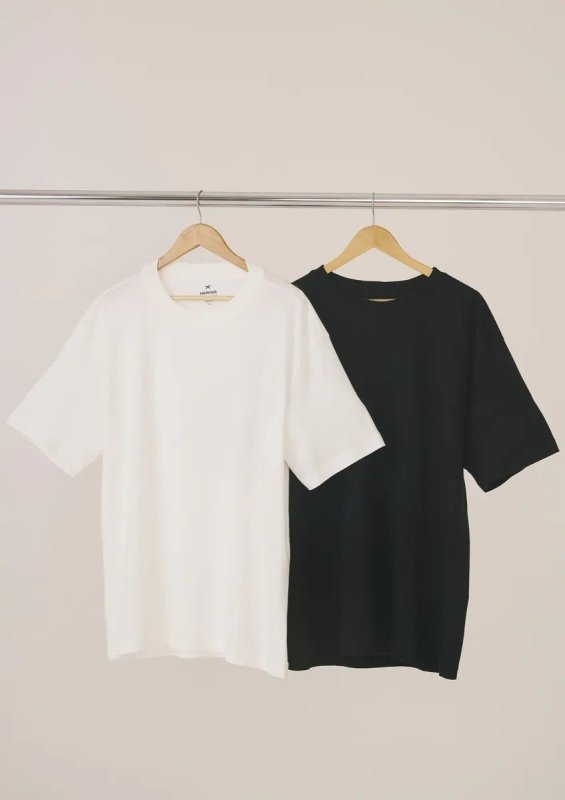 Kit Com 2 Camisetas Masculinas Básicas Relaxed Hering Adulto
