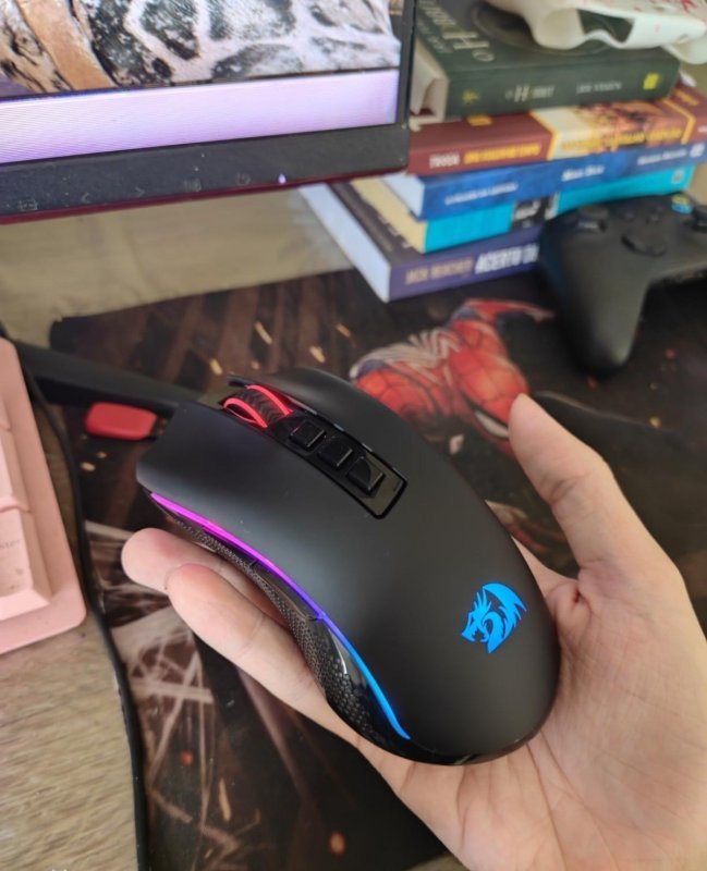 Mouse Gamer Redragon Cobra Pro Sem Fio Preto M711-PRO