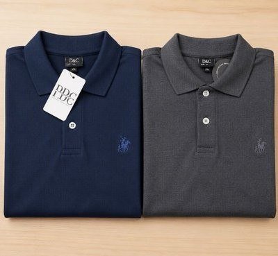 Kit 2 Camisa Polo Piquet Masculina Casual Premium