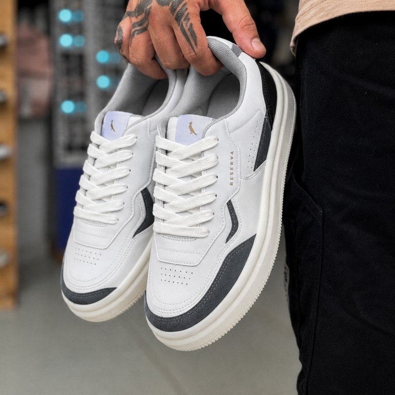 Tênis Reserva Masculino Casual Cano Baixo Antiderrapante
