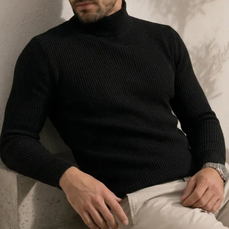 Blusa De Frio Masculina Cacharrel Gola Alta Rolê Felpada Preto Xg