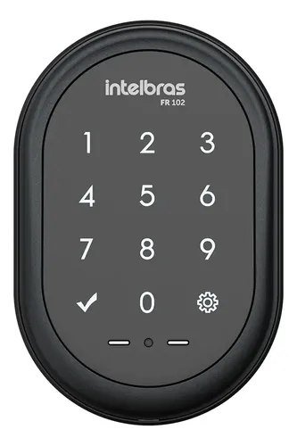 Fechadura Digital De Sobrepor Fr 102 Preto Intelbras