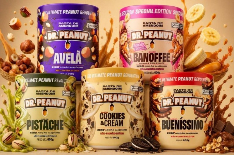 Pasta de Amendoim 600g Dr Peanut em oferta