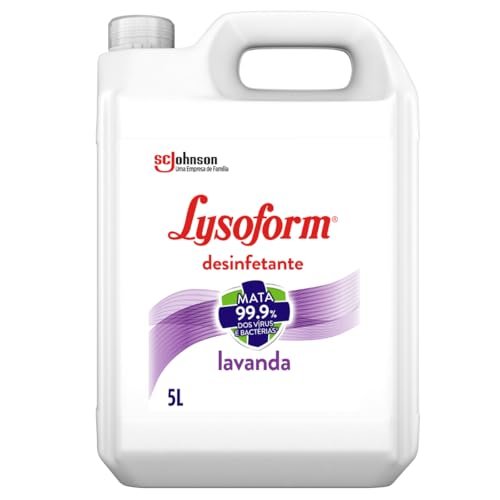 Lysoform Lavanda, Desinfetante Líquido, Limpeza Casa, 5L