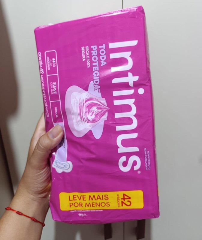 Intimus Absorvente Toda Protegida Dia Suave c/ Abas