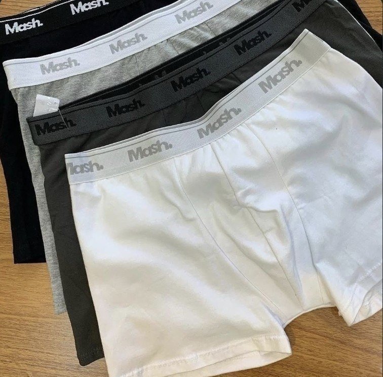 Kit Cueca Boxer Mash 8 Peças Masculina Algodão Elástico