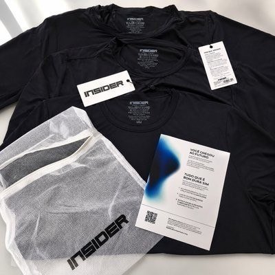Kit 3 Camisetas Light T-shirt Insider