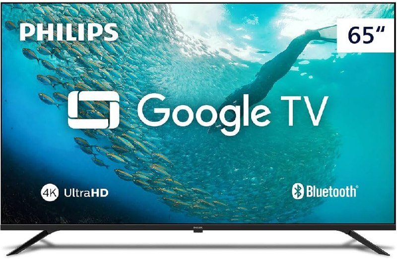Philips Smart TV 65'' 4K UHD - Google TV - Comando de Voz