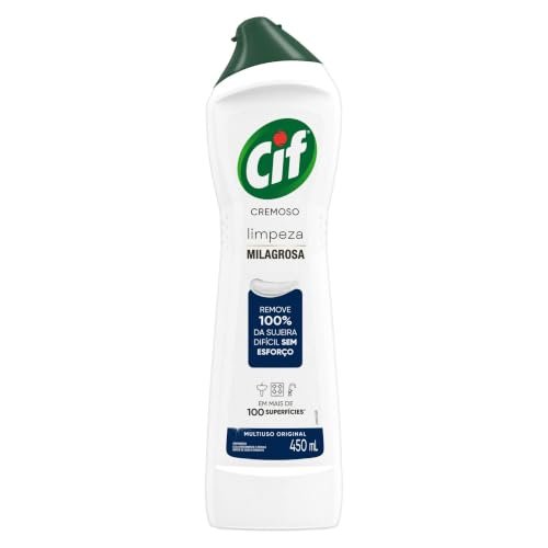 Cif Cremoso Limpeza Milagrosa Remove 100% Da Sujeira 450 Ml
