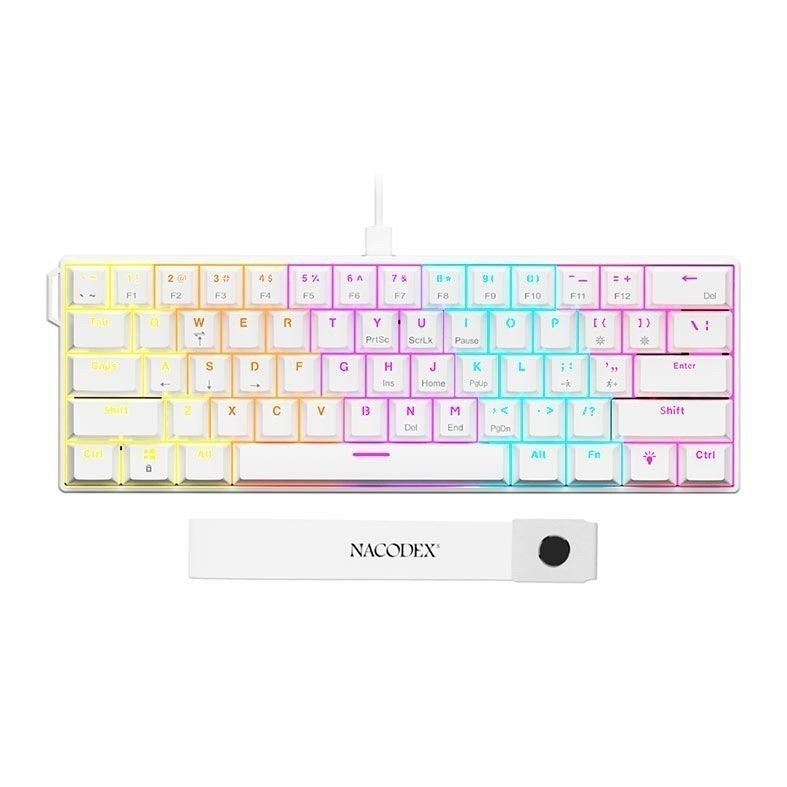 Teclado Mecânico Ajazz X Nacodex NK61, Switch Red