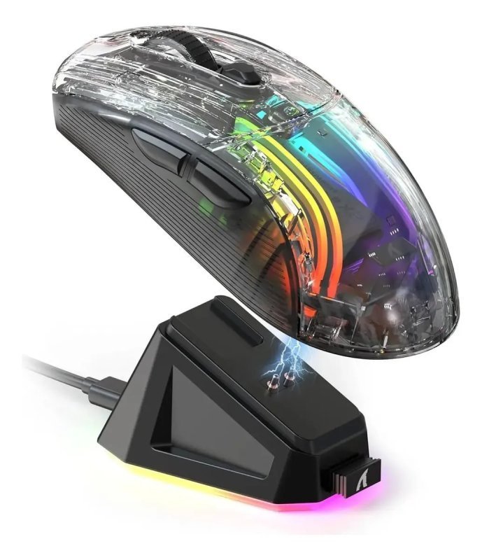 Mouse Attack Shark X2 PRO + Dock de carregamento, Sensor PAW3212