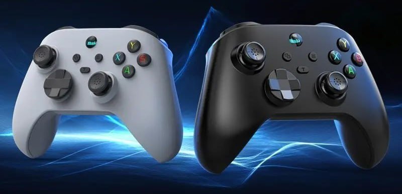 2x Controle Sem Fio Fonkiidokii G6 Hall Effect