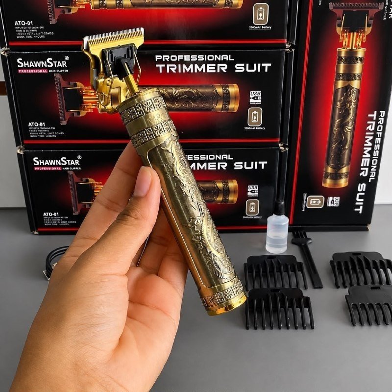 Máquina de Cabelo Dragão 4 Pente + Frete Grátis
