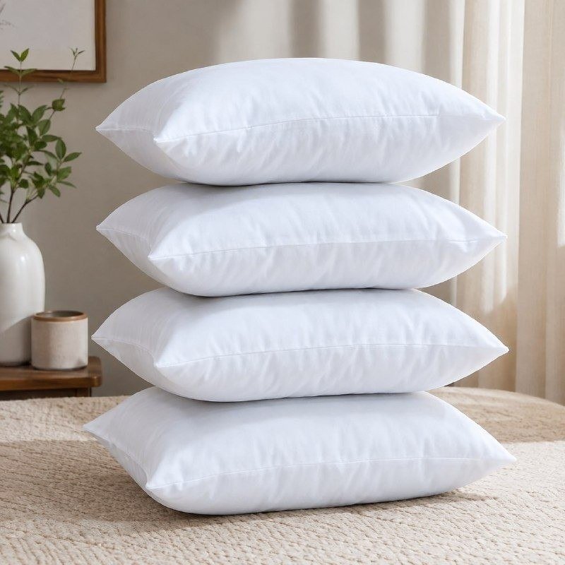Kit com 4 Travesseiros Antialérgico Impermeável 50x70 + Frete Grátis