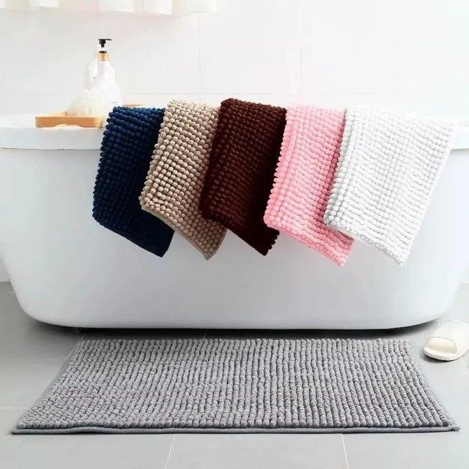 Kit com 4 Tapetes Banheiro Antiderrapante Bolinha + Frete Grátis