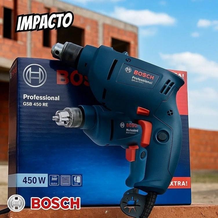 Bosch Furadeira de Impacto GSB 450 RE 450W 220V + Frete Grátis