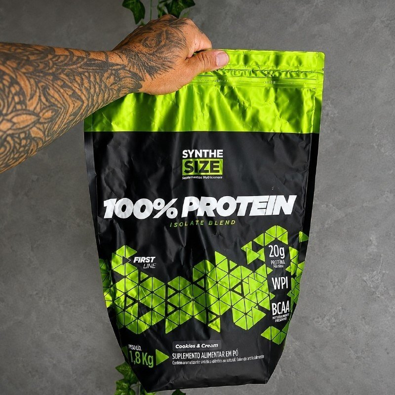 Synthesize Whey 100% Isolate Blend Protein 1,8kg Baunilha com Frete Grátis
