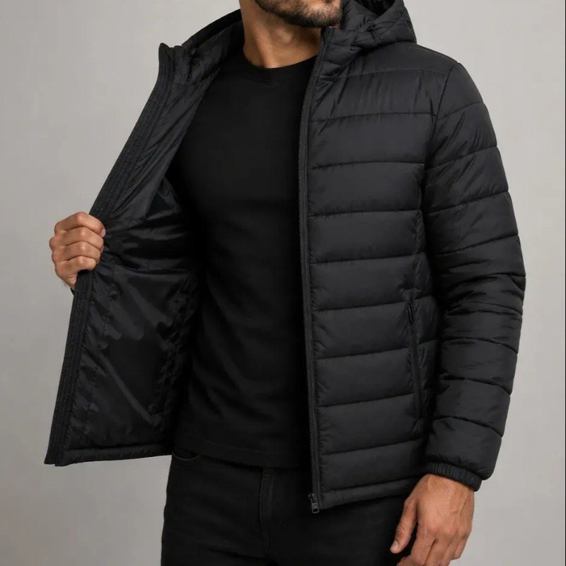 Jaqueta Puffer Bobojaco Corta Vento Nylon Frio Reforçada