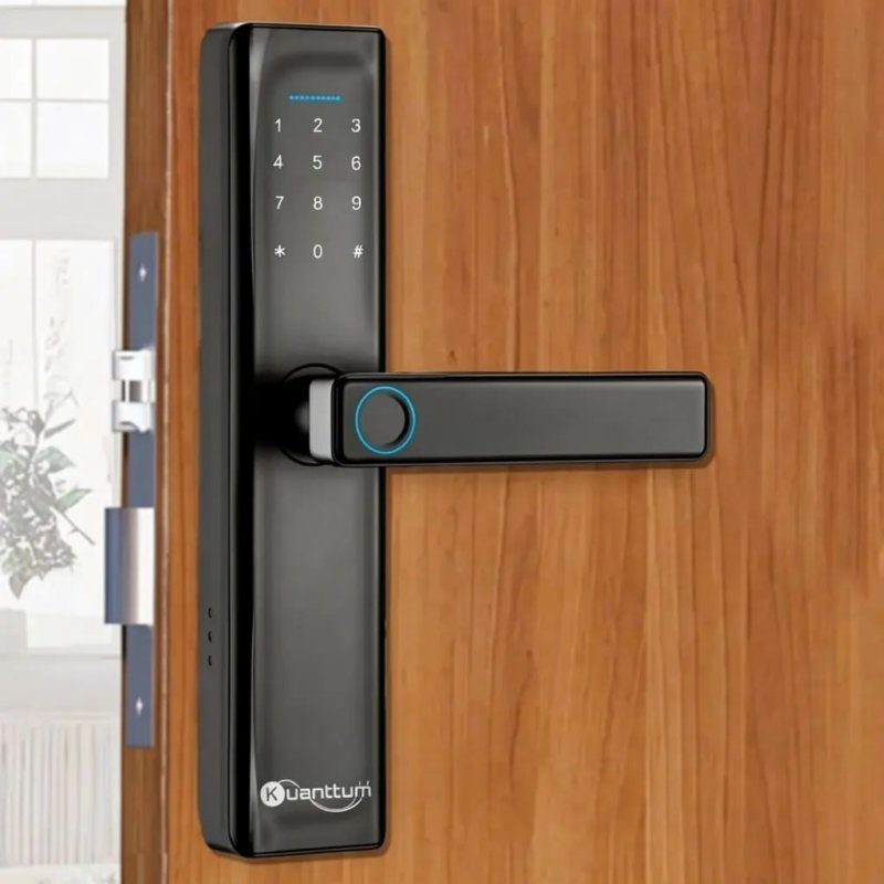 Kuantttum Delta Pro - Fechadura Eletrônica Digital com Biometria e Senha