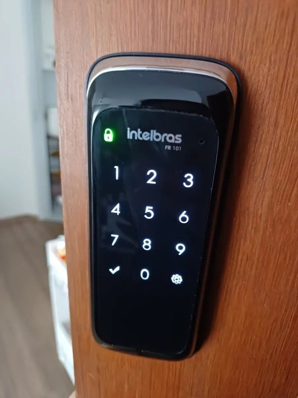 Fechadura Digital De Sobrepor Intelbras Fr 101 + Frete Grátis