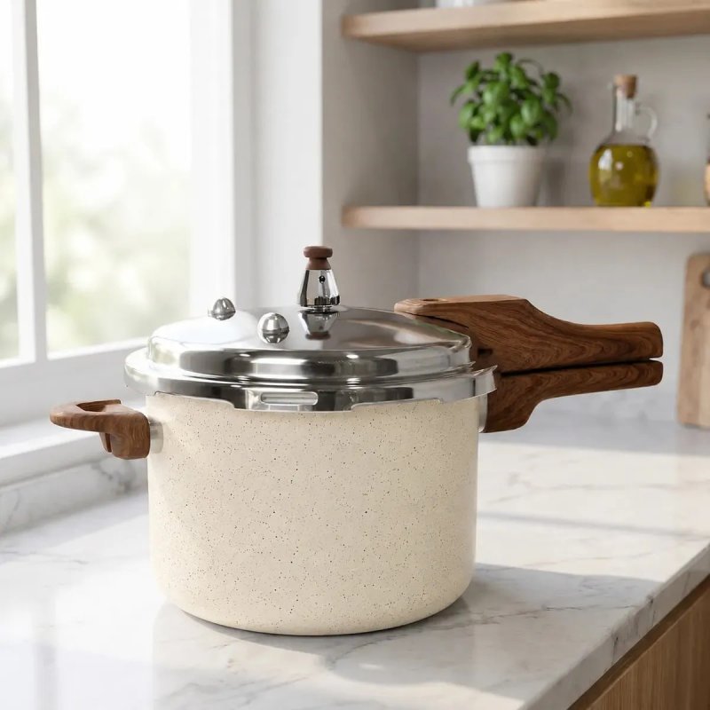 Panela de Pressão Revestimento Cerâmica Indução 4,2L