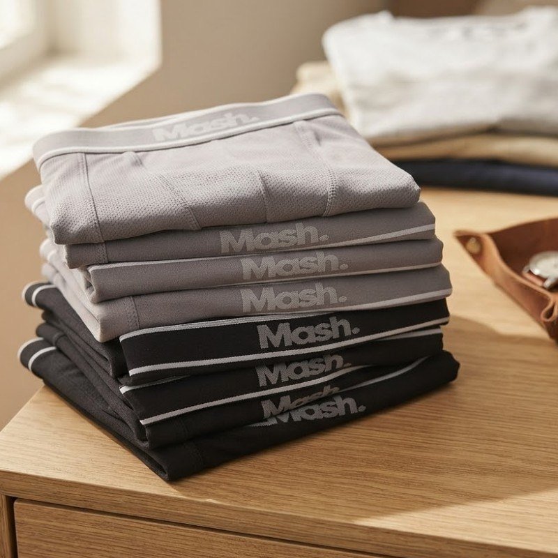 Kit 10 Boxer Mash Masculino Microfibra Sin Costura 711.18