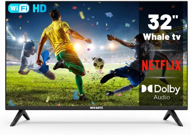 Smart TV 32 Polegadas, Whale 10.0, LED HD Ready, Wi-Fi e Bluetooth, Dolby Atmos